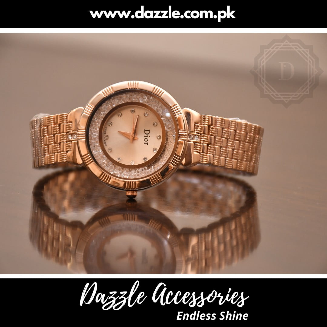 dior rose gold watch price
