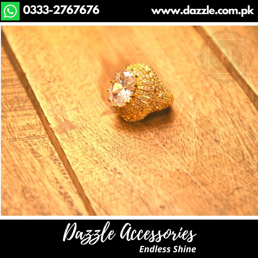 Gorgeous Gold Polish Ring - Dazzle Accessories