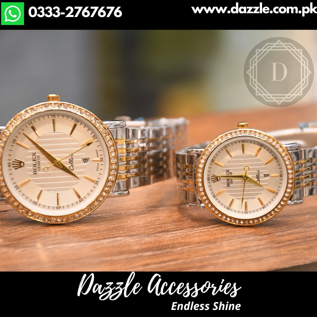 Gold couple clearance watch