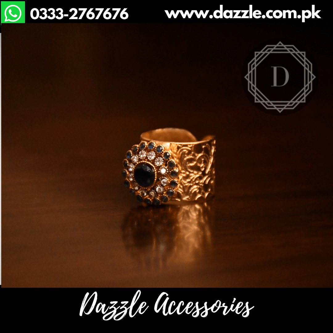 Black Band Ring - Dazzle Accessories