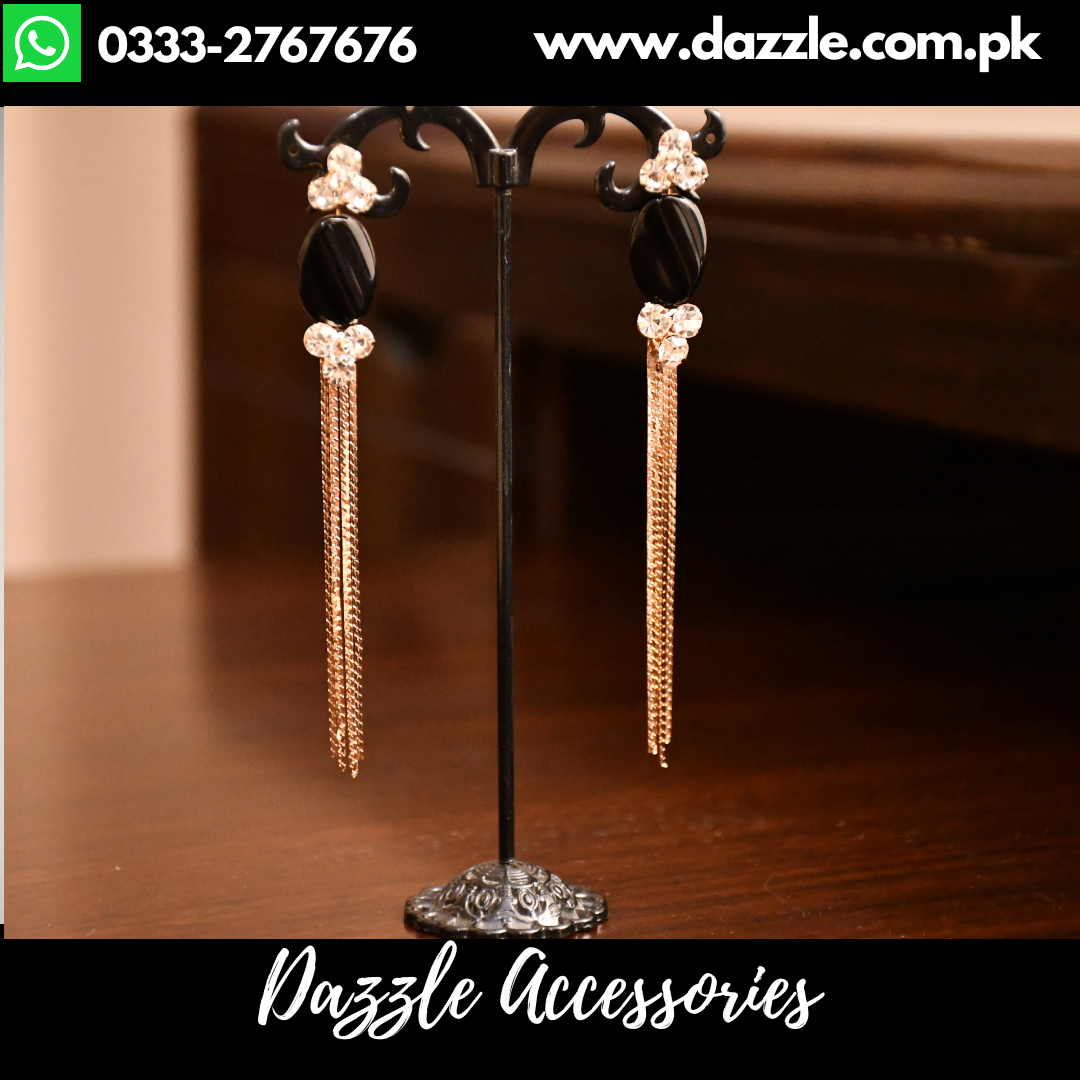 Long earrings online latest design