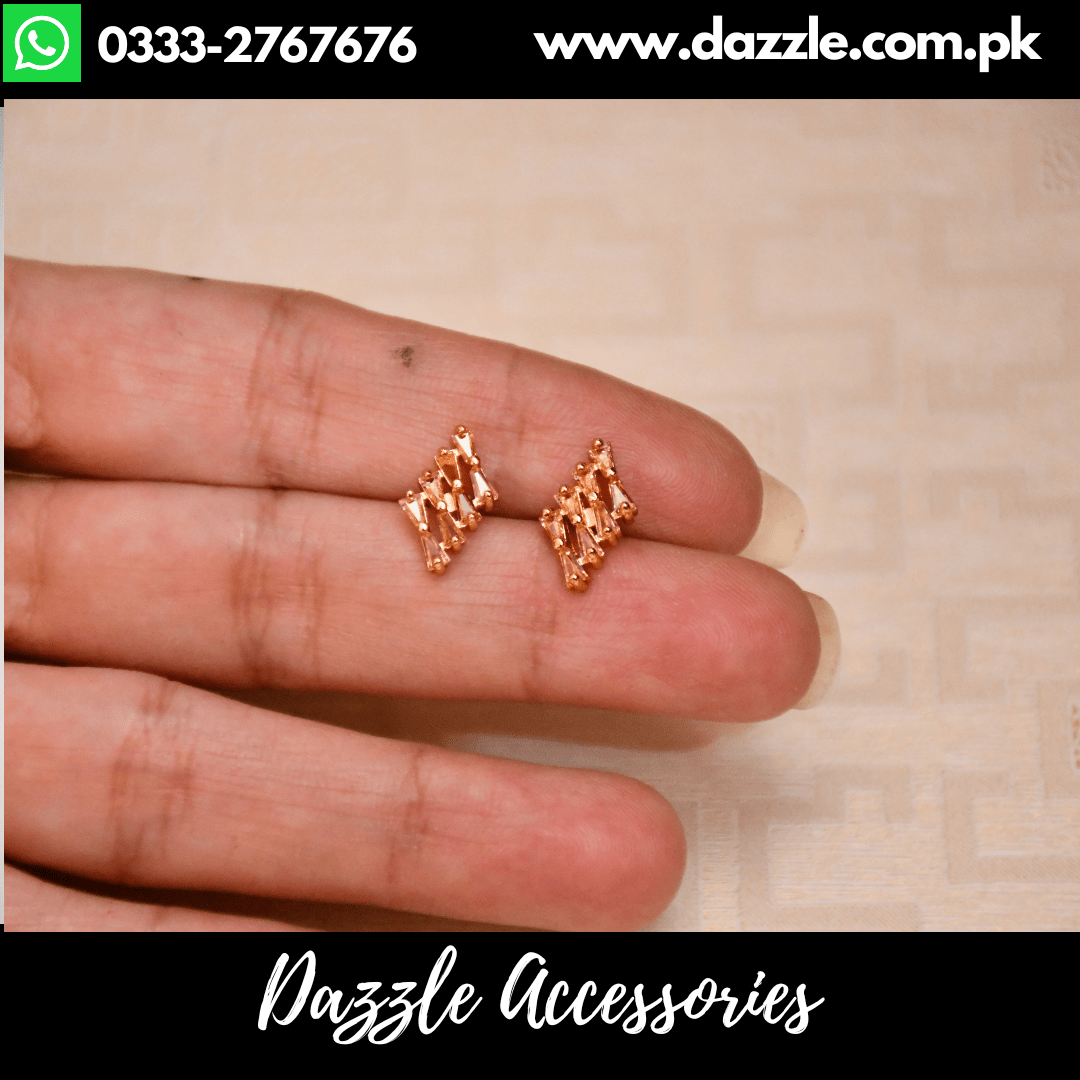 Latest small gold hot sale earrings design