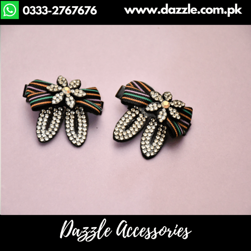 Multi Color Beautiful Hair Pins For Girls Dazzle Accessories