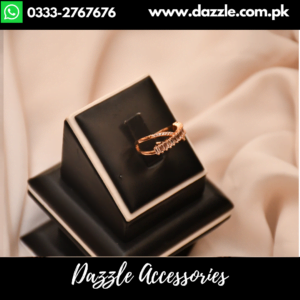 Gold Plated Twisted Ladies Ring