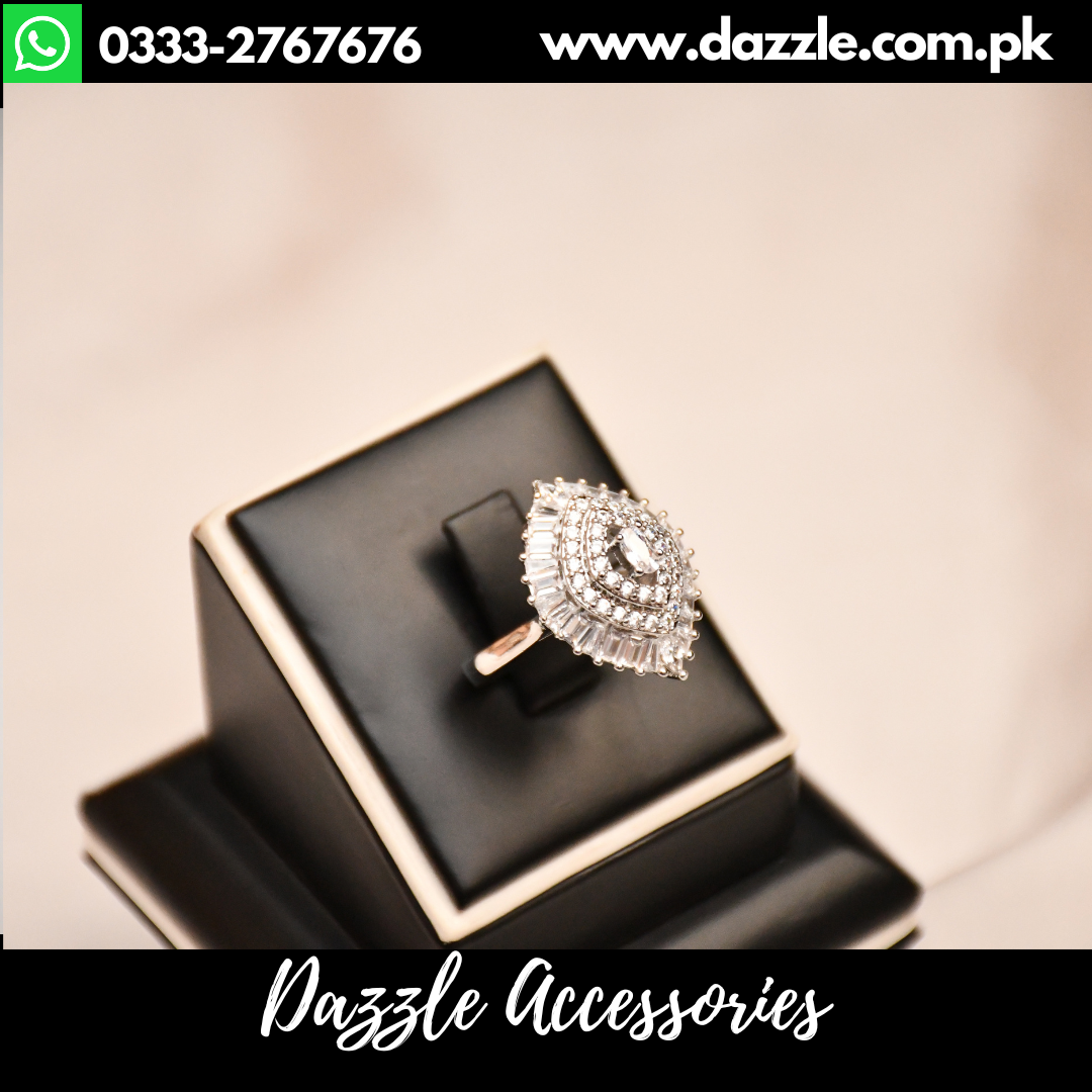 Silver Ring Design for Girls - Dazzle Accessories