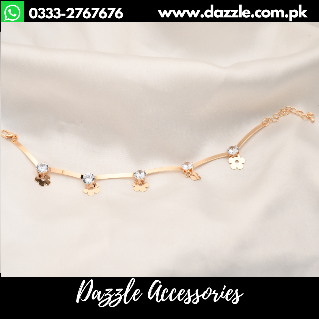 Golden Anklet for girls - Dazzle Accessories