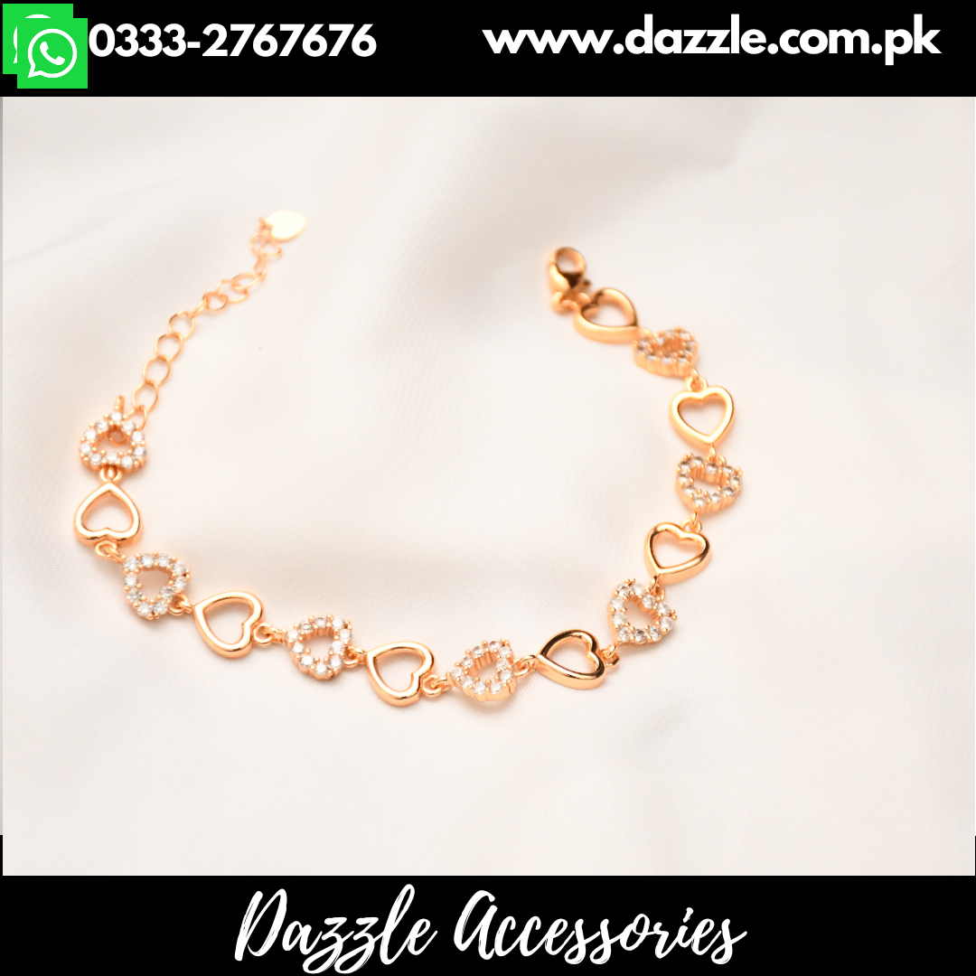 Buy 22Kt Lustrous Leaf Design Gold Bracelet For Girls 54VG6137 Online from  Vaibhav Jewellers