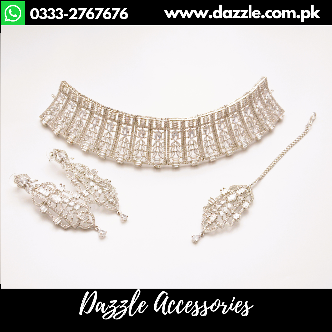 Gold Plated Traditional Pearl & Stone Studded Necklace Jewellery Set With  Earrings For Women - Taajoo