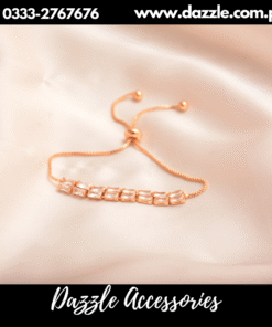 Adjustable Crystal gold bracelet