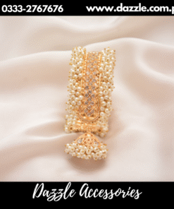 Anarkali jhumka drop pearl beaded karra