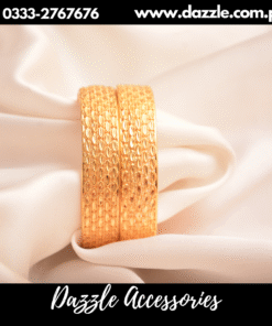 Classic gold style carat karra pair