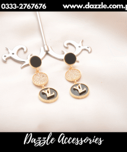 Dandy black stylish earrings