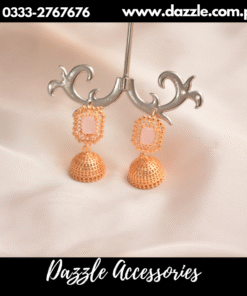Decent gold plated jhumkas