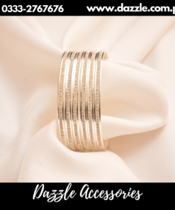 Elegant silver bangles set