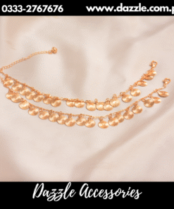 Forever golden anklets pair