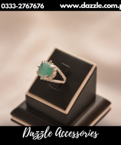 Goegeous 21 carat ice blue ring