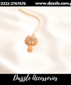 Golden Pearl Bindiya for her