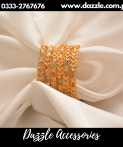 Gorgeous golden bangles set
