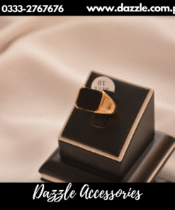 Inspiring Black gem gents ring