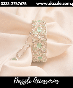 Inspiring silver mint single karra