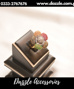 Multi-Color Girls Ring Adjustable Size