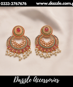 Nav Ratan Statement Baali Earrings