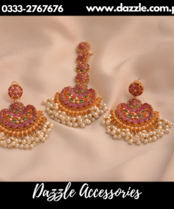 No Rattan Indian Tikka Earring Set