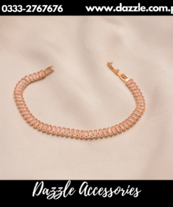Pink Golden Ladies Bracelet for her