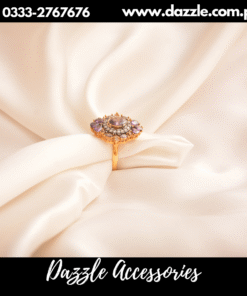 Purple Adjustable Ladies Ring