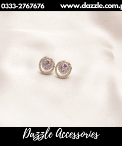 Purple Small Stud Earrings for girls