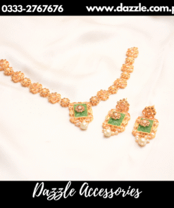 Rajwarri crushed stone green set