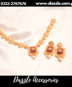 Rajwarri crushed stone red set