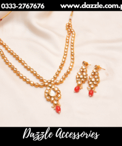 Real Kundan Maala with Earrings