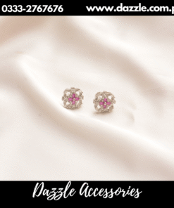 Ruby Silver Minimal Stud Earrings