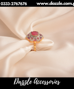 Ruby Statement Ladies Ring Adjustable Size