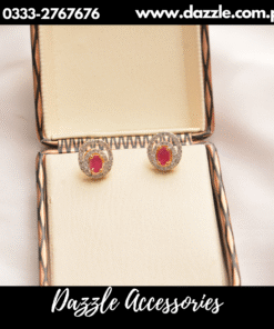 Ruby Stud Earrings