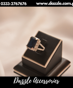 Sensational 21 carat blue ring