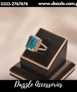 Sensational 21 carat crystal feroza ring