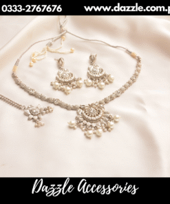 Silver Pearl Indian Bridal  Set