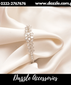 Silver Sleek Openable Ladies Bracelet