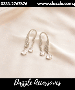 Silver Statement Earrings for her