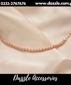 Sleek champagne stone bracelet