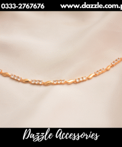 Sparkling crystal gold bracelet