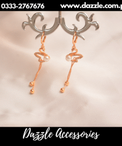 Stylish Golden Chain Drop Earrings