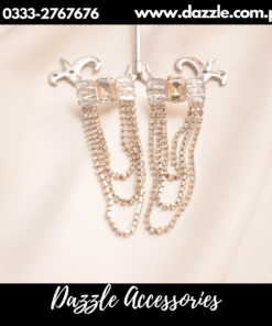 Fancy Silver Chain Earrings