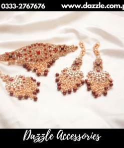 kaashi design maroon choker set