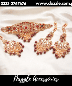 kaashi design maroon choker set