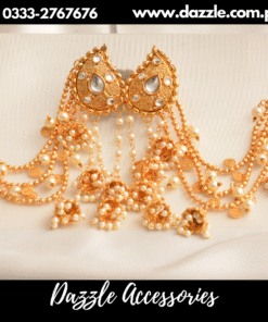 Bahu bali sahara golden  earrings