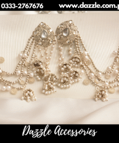 Bahu bali sahara silver  earrings