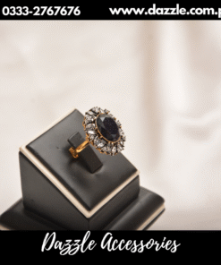 Captivating Black Gem ring